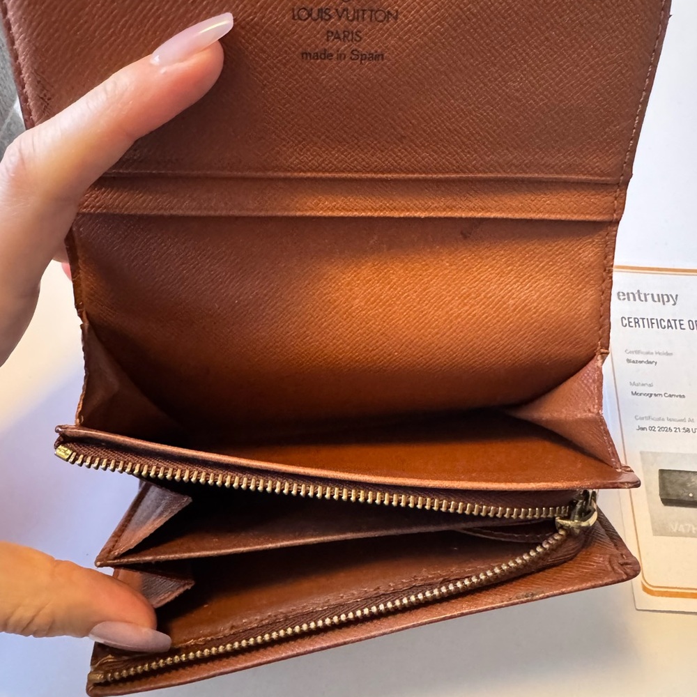 Louis Vuitton Monogram Canvas Brown and Tan Continental Wallet - Picture 3 of 10